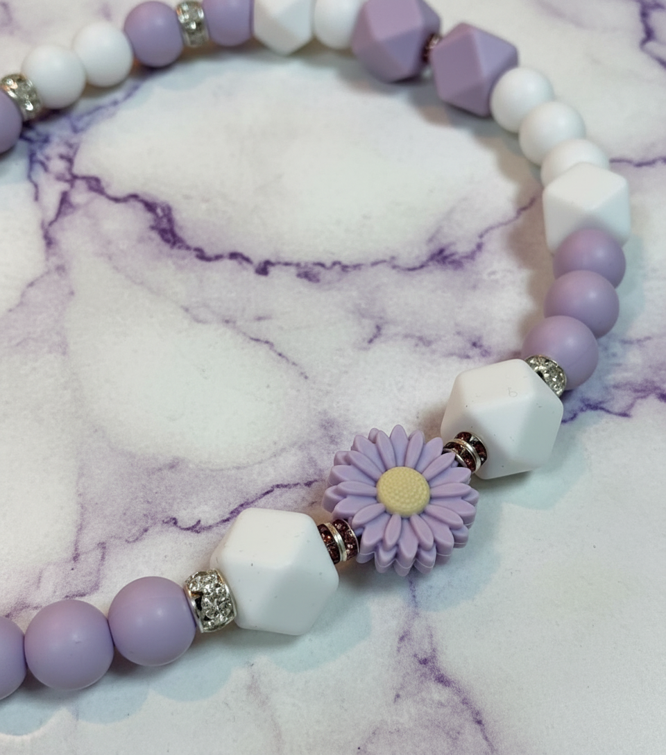 Purple Blossom Bling