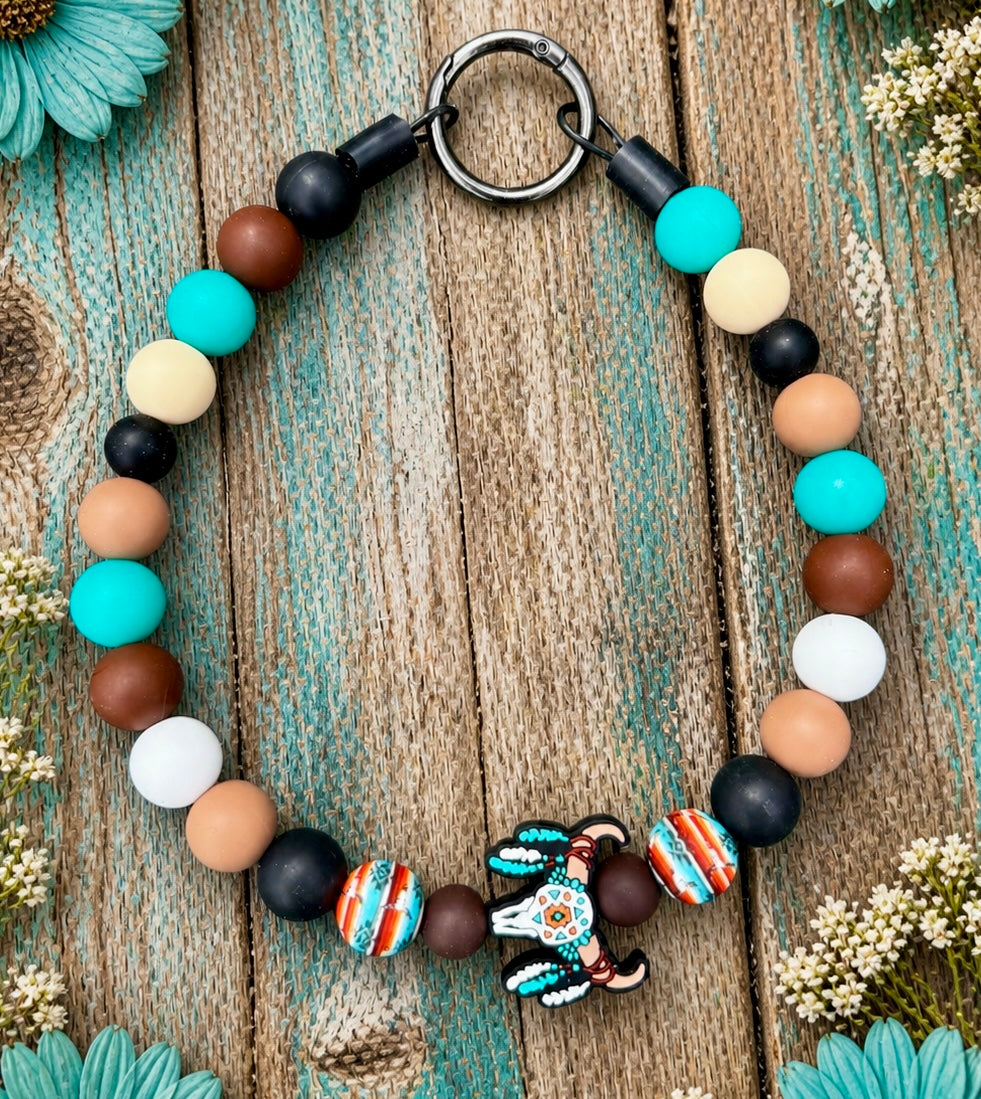 Western long horn medium necklace